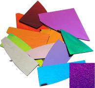 CBS Crinklized Dichroic Scrap by Weight Solid Thin Glass COE90