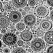 Etched Circles Pattern