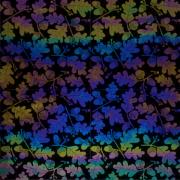 Etched Luminescent Oak Leaves Pattern COE96