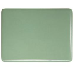 Bullseye Glass Celadon Green Opalescent, Thin-rolled, 2mm COE90