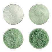 Bullseye Glass Mineral Green Transparent Frit COE90