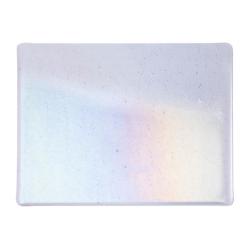 Bullseye Glass Neo-Lavender Shift Transparent, Rainbow Iridescent, Thin-rolled, 2mm COE90