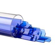Bullseye Glass Ribbon Deep Royal Blue Transparent COE90