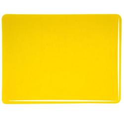 Bullseye Glass Yellow Transparent, Thin-rolled, 2mm COE90