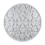 Round Snow Flake Texture Fusing Tile
