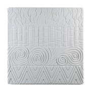 Hot Patterns Earthenware Textured Fusing Tile