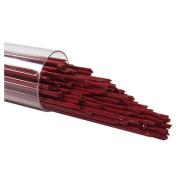 Oceanside Glass Stringers Cherry Red Semi-Opalescent COE96