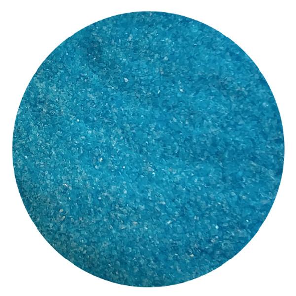 Wissmach Glass Deep Sky Blue Transparent Frit COE96