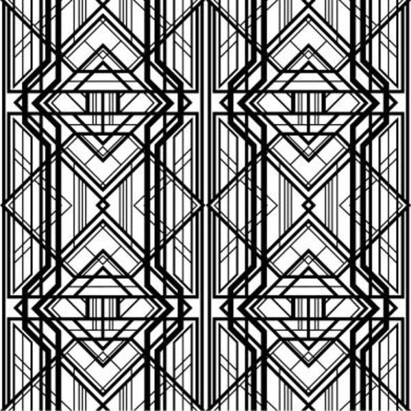 Etched Gatsby Pattern