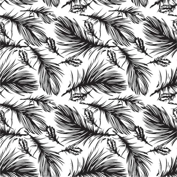 Etched Feathers 2 Pattern
