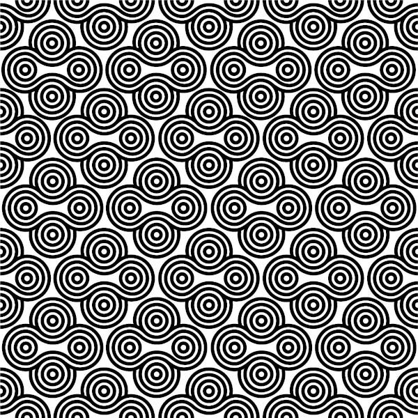 Etched Infini Pattern