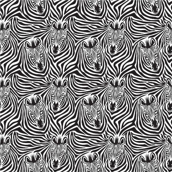 Etched Zebra 3 Pattern