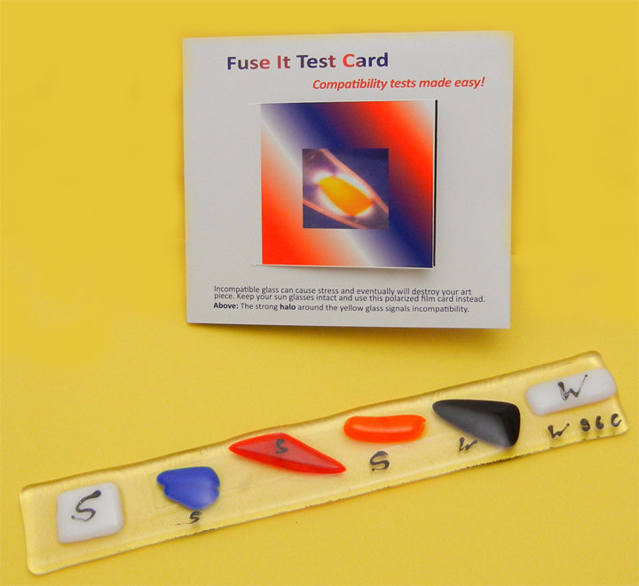 Fuse It Compatibility Test Card | Art Glass Supplies - Tools