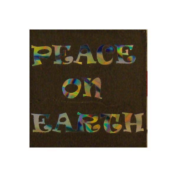 Etched Dichroic Accent Square Peace on Earth COE96