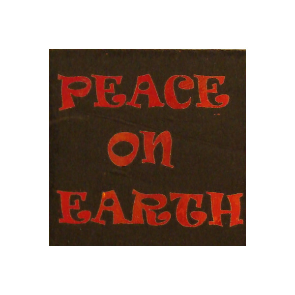 Etched Dichroic Accent Square Peace on Earth COE96