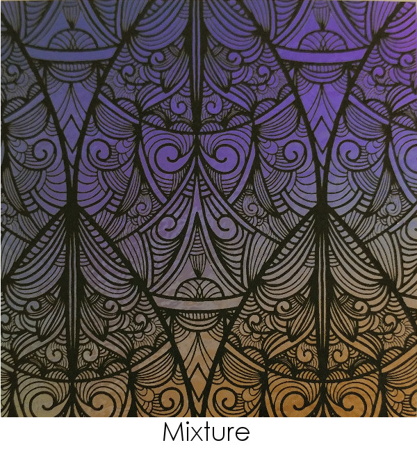 Etched Cathedral Pattern on Thin Glass COE96
