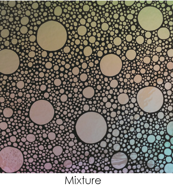 Etched Constellation Pattern on Thin Glass COE96