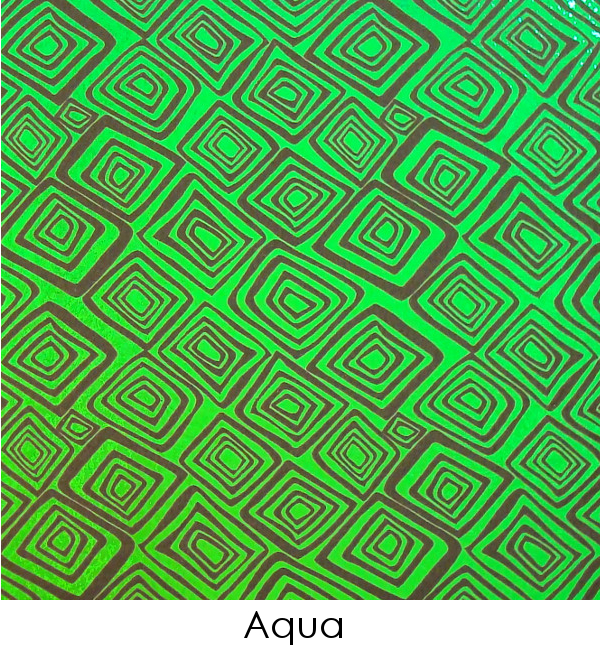 Etched Contempo Squares Pattern on Thin Glass COE96