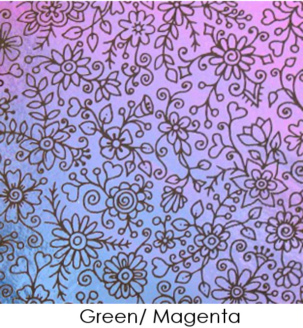 Etched Flower Patch Pattern on Thin Glass COE90