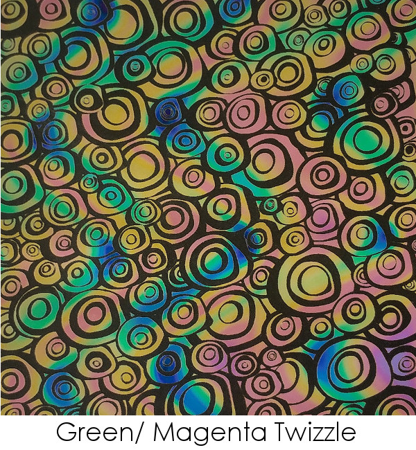 Etched Murrini Slice Pattern on Thin Glass COE96