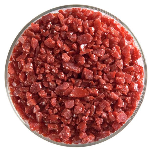 Bullseye Glass Deep Red Opalescent Frit Coe90