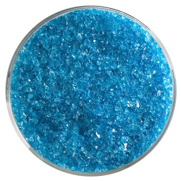 Bullseye Glass Turquoise Blue Transparent Frit COE90