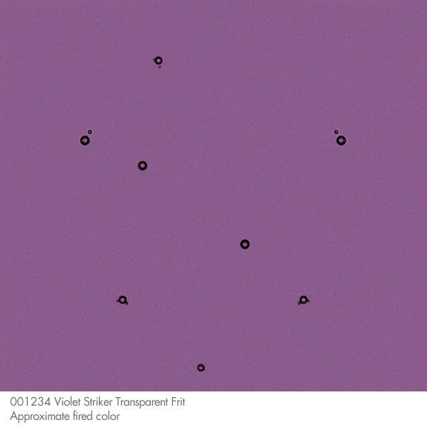 Bullseye Glass Violet Striker Transparent Frit COE90