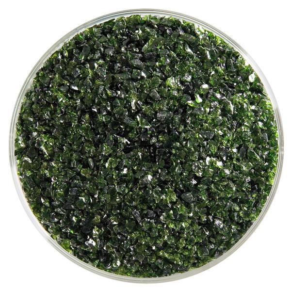 Bullseye Glass Light Aventurine Green Transparent Frit COE90
