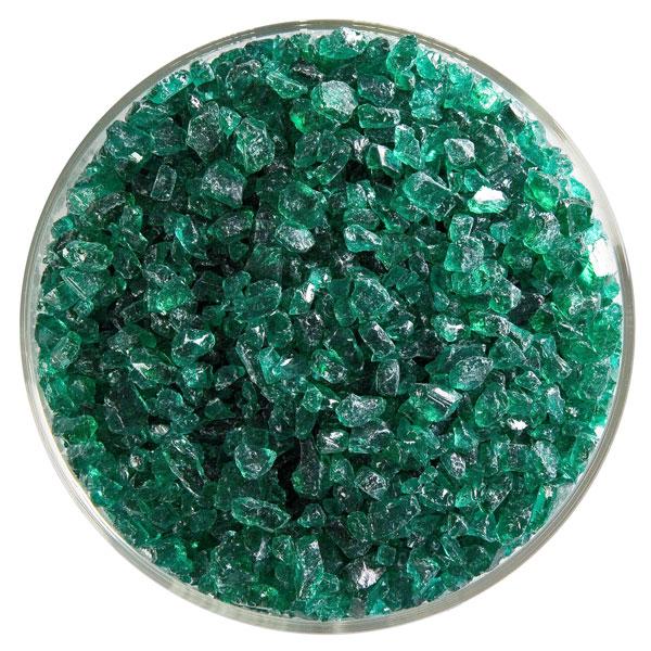 Bullseye Glass Emerald Green Transparent Frit COE90