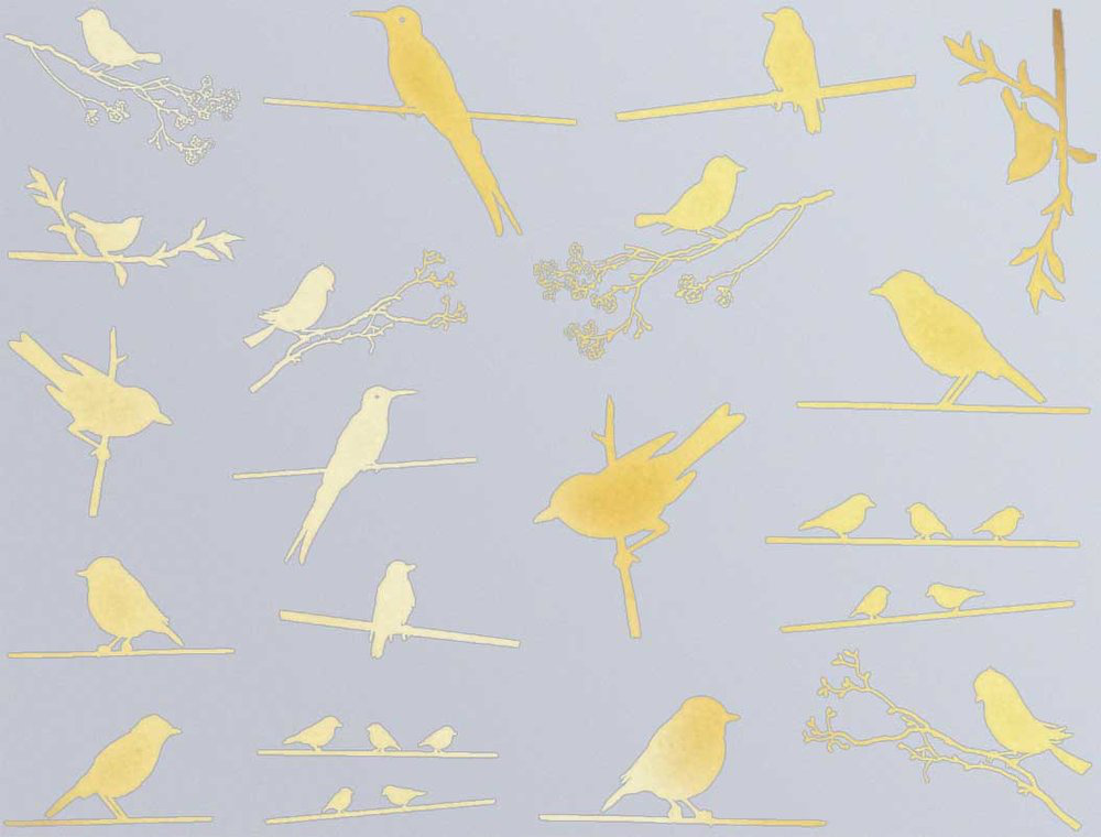 Birds on a Wire Decals Sheet
