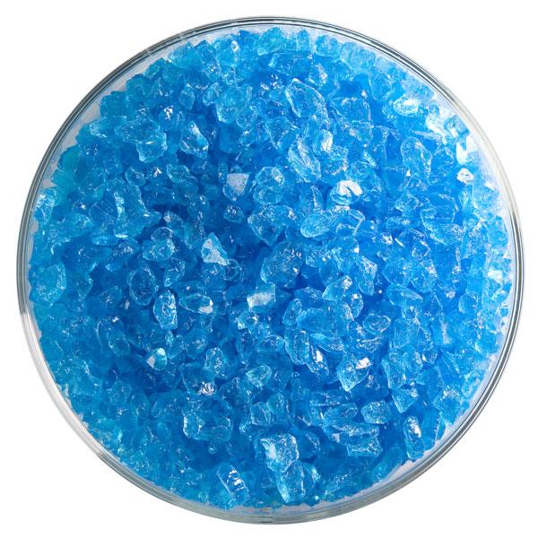 Bullseye Glass Light Turquoise Blue Transparent Frit COE90