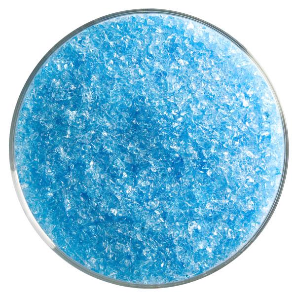 Bullseye Glass Light Turquoise Blue Transparent Frit COE90