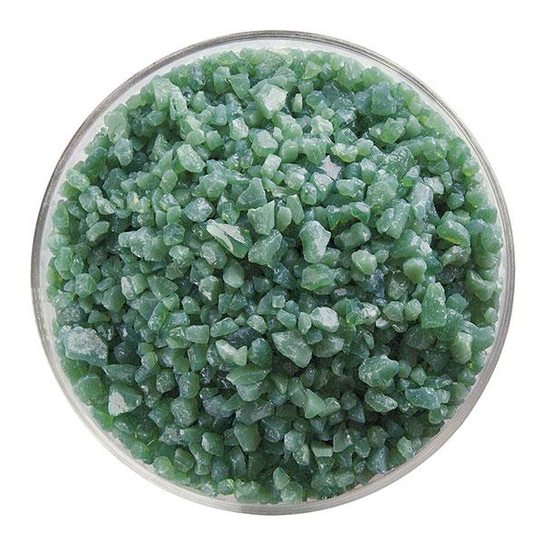 Bullseye Glass Mineral Green Opalescent Frit COE90