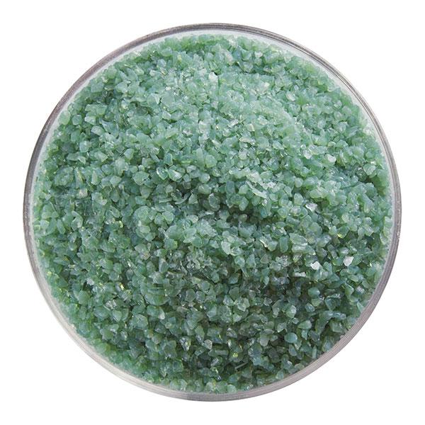 Bullseye Glass Mineral Green Opalescent Frit COE90