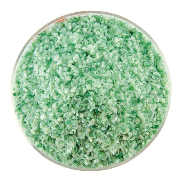 Bullseye Glass Mint Green Opal, Aventurine Green Streaky Frit COE90