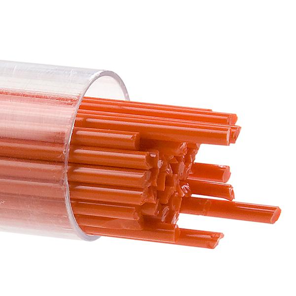 Bullseye Glass Stringers Orange Opalescent COE90