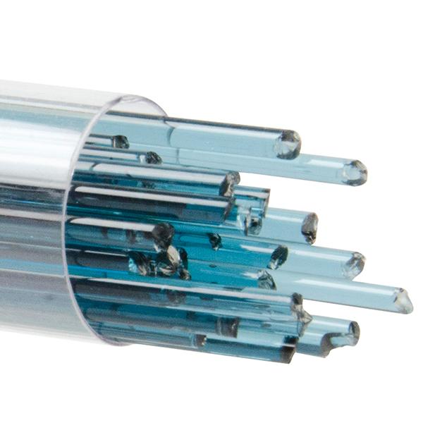 Bullseye Glass Stringers Sea Blue Transparent COE90