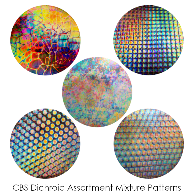 CBS Dichroic Assortment Mixture Patterns COE90