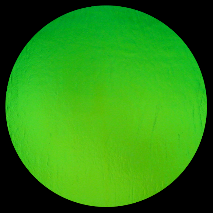 CBS Dichroic Coating Crinklized Emerald Green on Thin Black Glass COE90