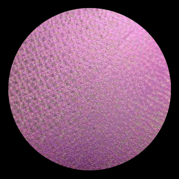 CBS Dichroic Coating Green/ Pink on Wissmach Thin Black Florentine Textured Glass COE90