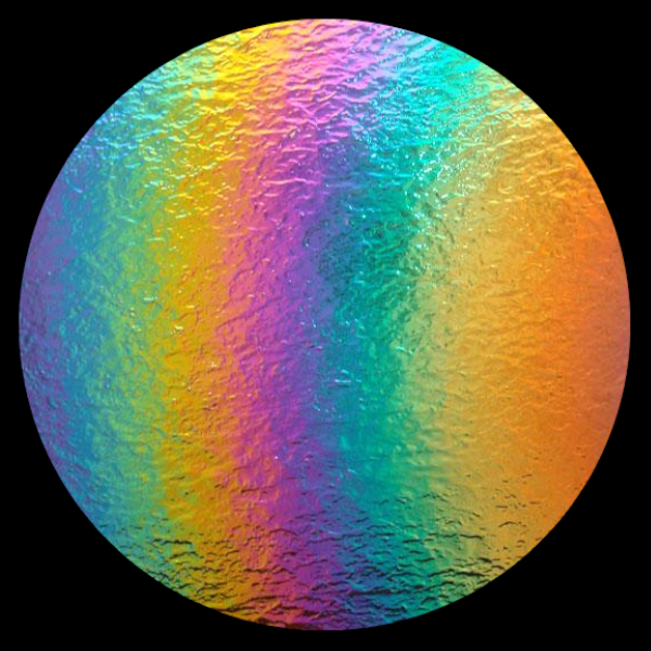 CBS Dichroic Coating Rainbow 2 on Clear Granite  COE96