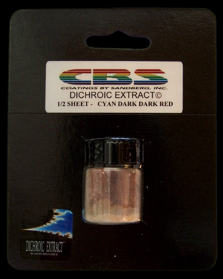 CBS Dichroic Extract Cyan/ Dark Dark Red