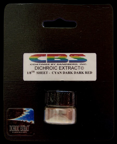 CBS Dichroic Extract Cyan/ Dark Dark Red