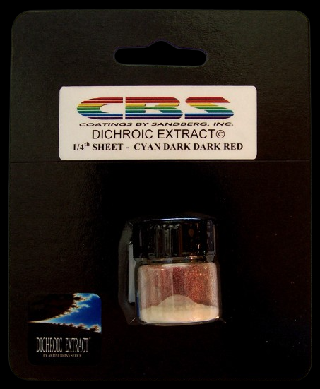 CBS Dichroic Extract Cyan/ Dark Dark Red