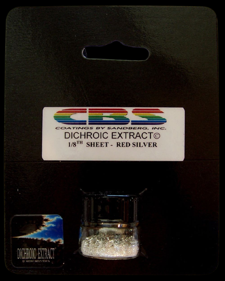 CBS Dichroic Extract Red/ Silver