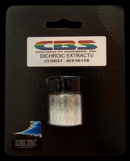 CBS Dichroic Extract Red/ Silver