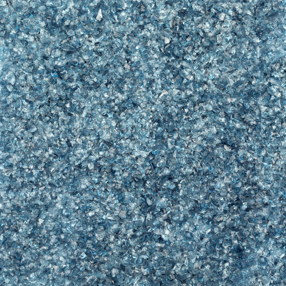 Oceanside Glass Blue Transparent Frit COE96