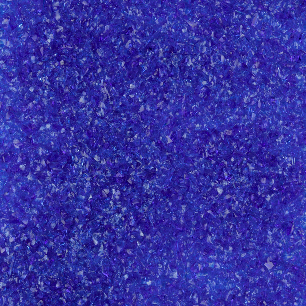 Oceanside Glass Dark Blue Transparent Frit COE96