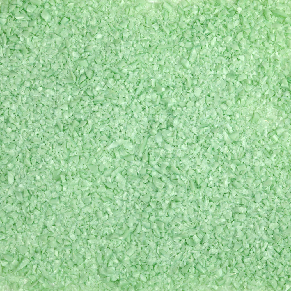 Oceanside Glass Pastel Green Opalescent Frit COE96