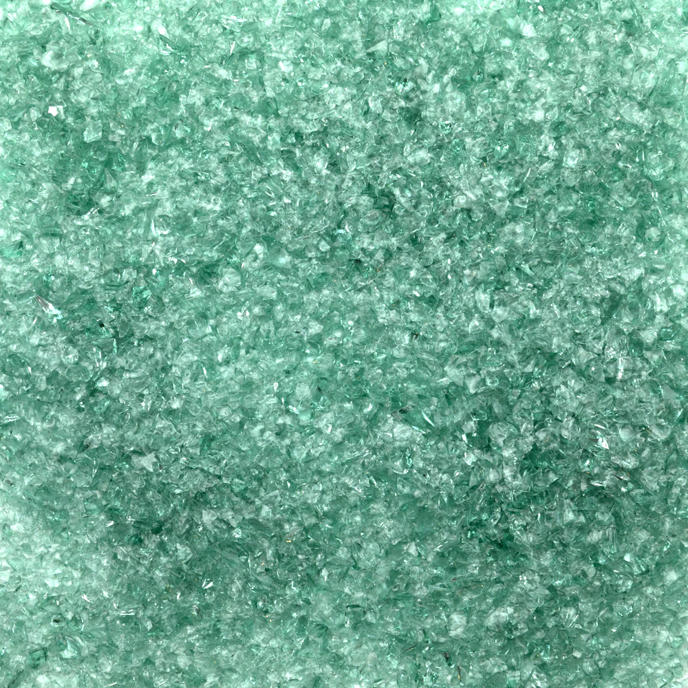 Oceanside Glass Sea Green Transparent Frit COE96